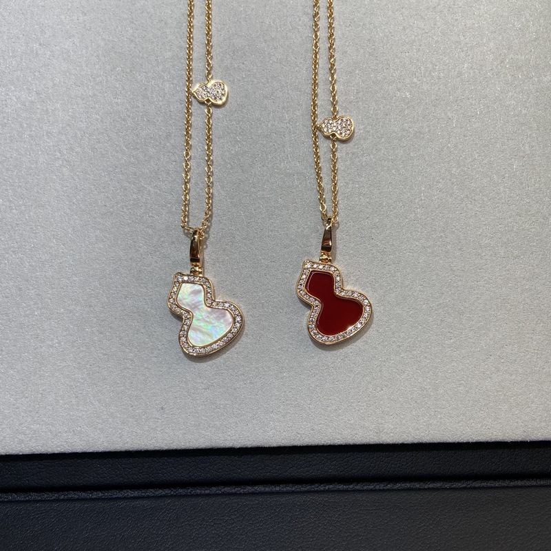 [原單對版] (配全套包裝) 麒麟中號天然石葫蘆項鍊 葫蘆 福祿 ，既保留傳統特