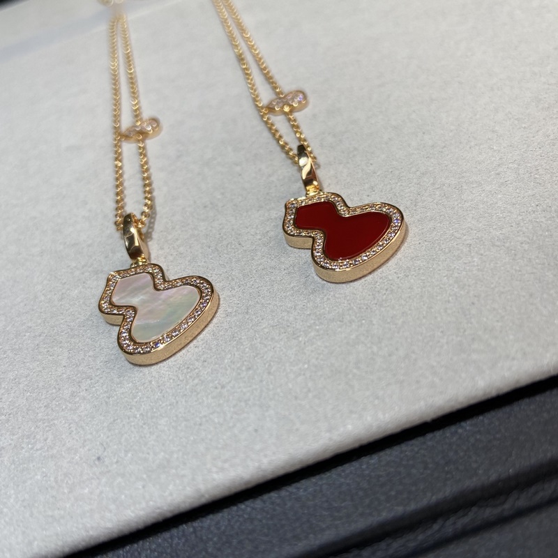 [原單對版] (配全套包裝) 麒麟中號天然石葫蘆項鍊 葫蘆 福祿 ，既保留傳統特