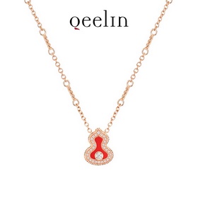 [新品上架]葫蘆單鑽項鍊 Qeeli@麒麟葫蘆珠寶采用 中國元素與現代設計融合