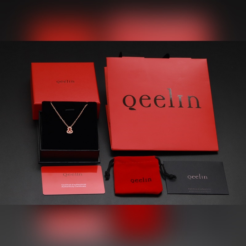 [新品上架]葫蘆單鑽項鍊 Qeeli@麒麟葫蘆珠寶采用 中國元素與現代設計融合