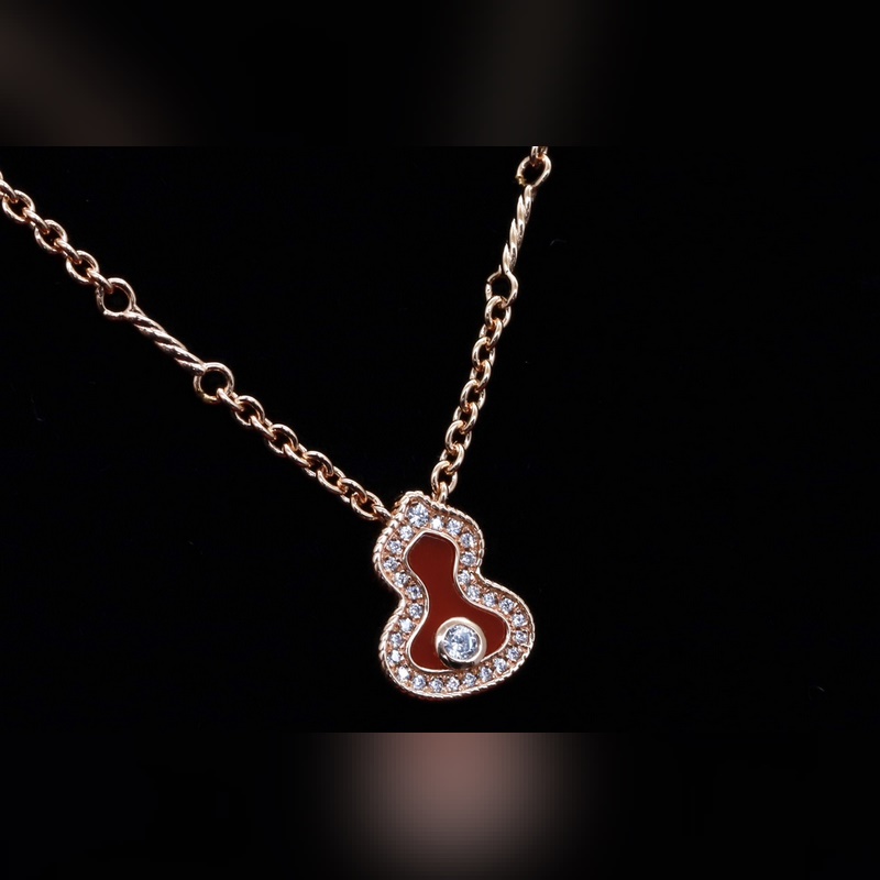 [新品上架]葫蘆單鑽項鍊 Qeeli@麒麟葫蘆珠寶采用 中國元素與現代設計融合