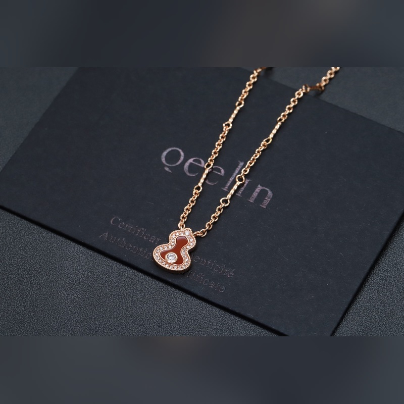 [新品上架]葫蘆單鑽項鍊 Qeeli@麒麟葫蘆珠寶采用 中國元素與現代設計融合