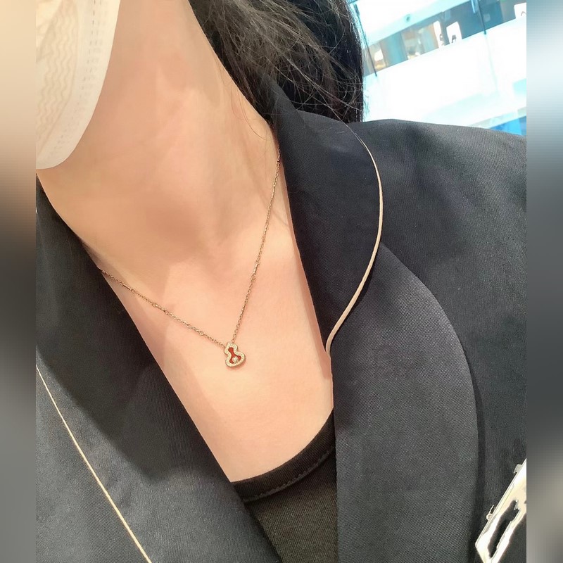 [新品上架]葫蘆單鑽項鍊 Qeeli@麒麟葫蘆珠寶采用 中國元素與現代設計融合