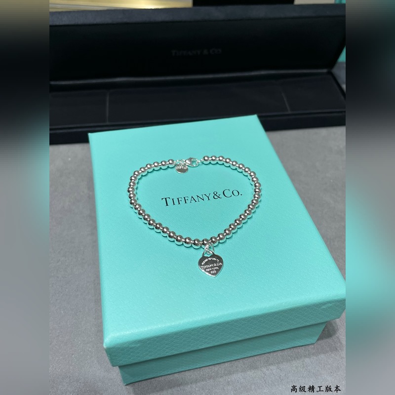 [原單對版] (配全套包裝) 蒂芙尼珠心手鍊 精工版回貨 一直不夠賣 Tiff