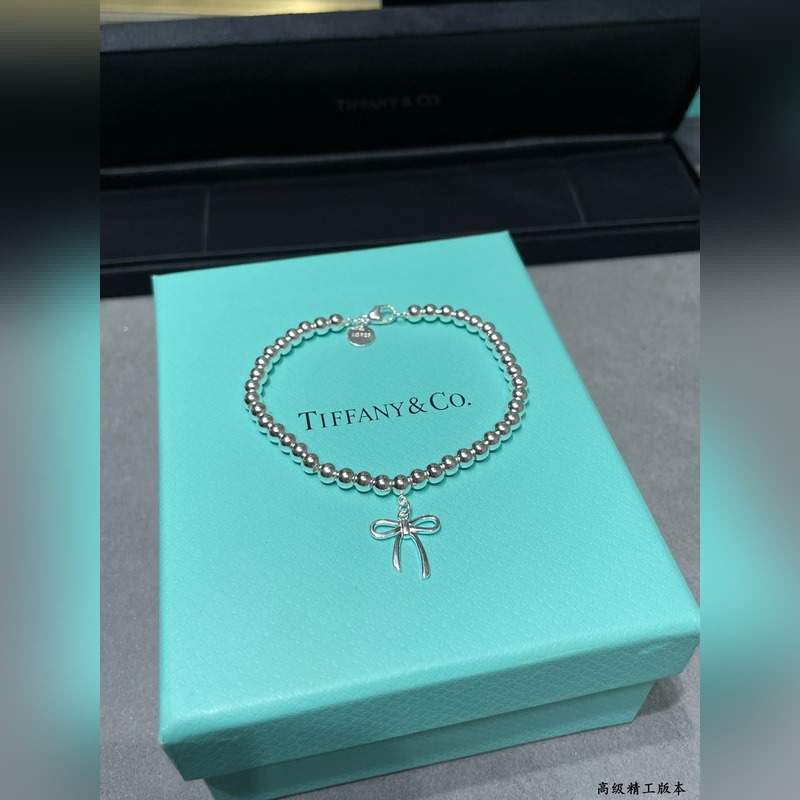 [原單對版] (配全套包裝) 蒂芙尼珠心手鍊 精工版回貨 一直不夠賣 Tiff