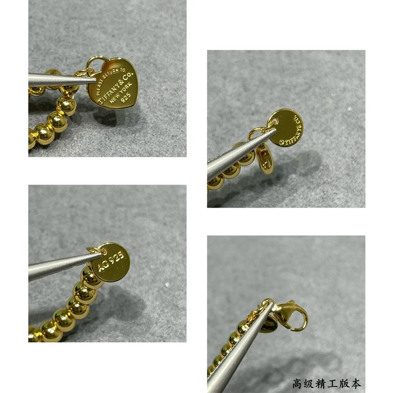 [原單對版] (配全套包裝) 蒂芙尼珠心手鍊 精工版回貨 一直不夠賣 Tiff