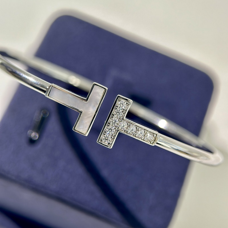 [原單對版] (配全套包裝) Tiffany 蒂芬妮 CNC版本 寬版大號 半