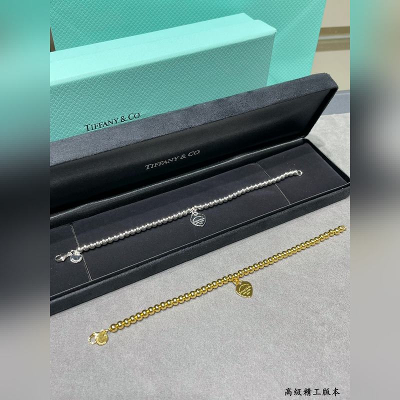 蒂芙尼珠心手鍊 精工版回貨 一直不夠賣 Tiffany 蒂芬妮的珠心牌手鍊 很