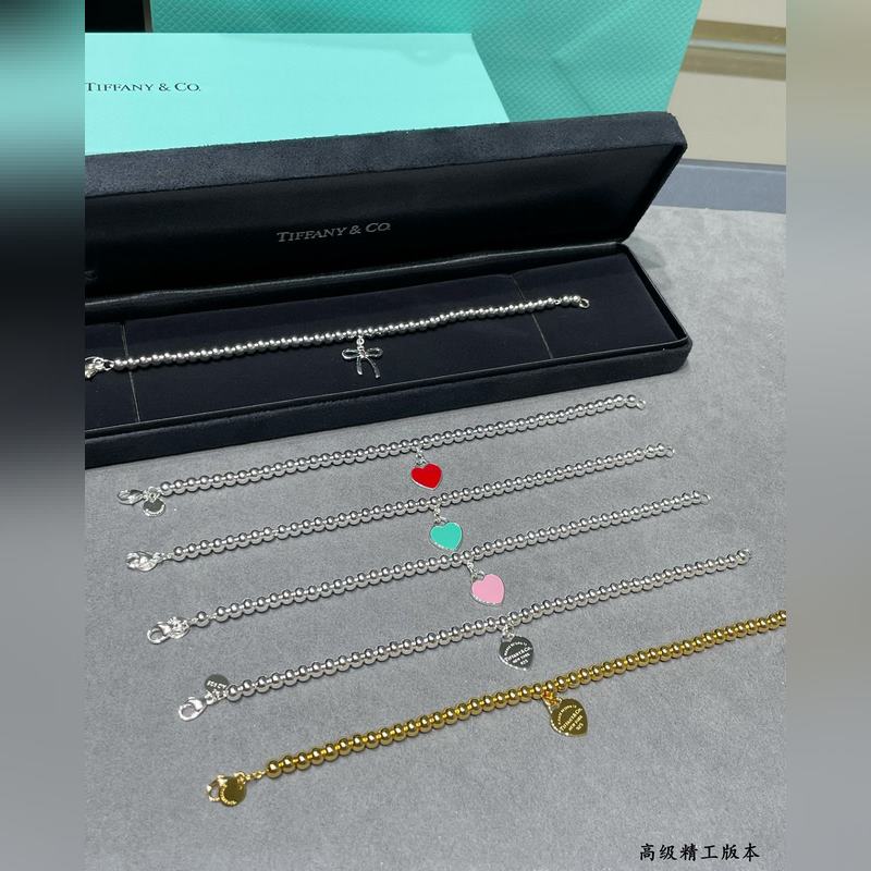 蒂芙尼珠心手鍊 精工版回貨 一直不夠賣 Tiffany 蒂芬妮的珠心牌手鍊 很
