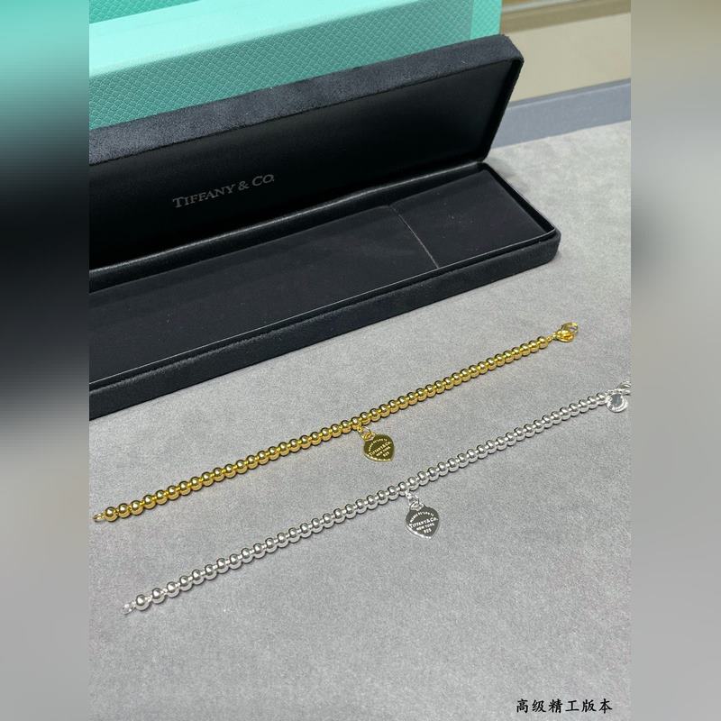 蒂芙尼珠心手鍊 精工版回貨 一直不夠賣 Tiffany 蒂芬妮的珠心牌手鍊 很
