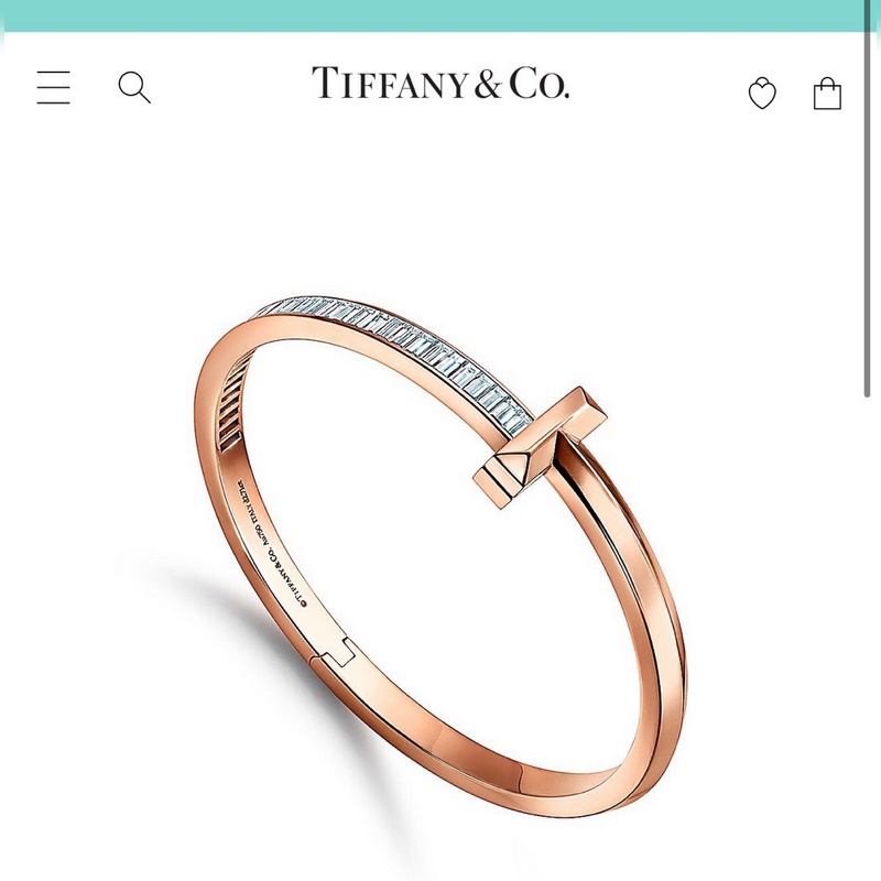 Tiffany 蒂芬妮 T1系列 寬版方鑽手鐲 獨家首發 高端定制 女神同款 設