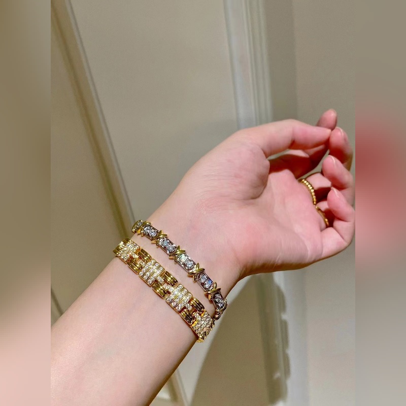 Tiffany 蒂芬妮 Schlumberger系列 四鑽 交叉 滿鑽 拋光工藝