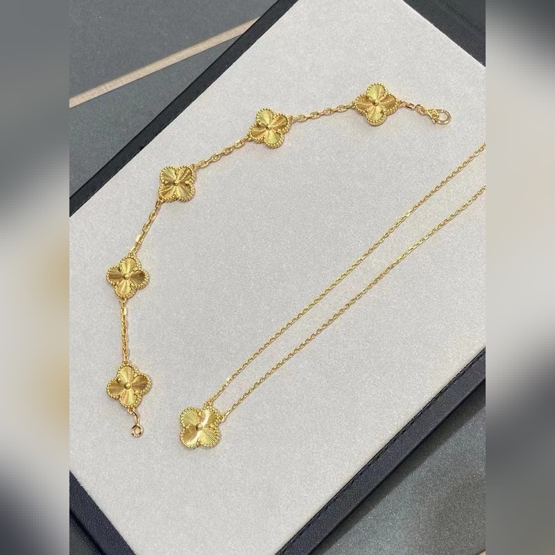 [原單對(duì)版]項(xiàng)鍊+手鍊 梵克雅寶 Van Cleef & Arpels七夕禮物首