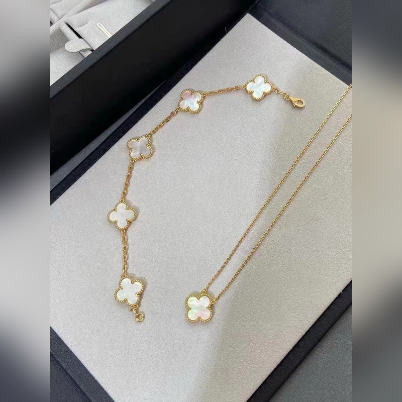 [原單對(duì)版]項(xiàng)鍊+手鍊 梵克雅寶 Van Cleef & Arpels七夕禮物首