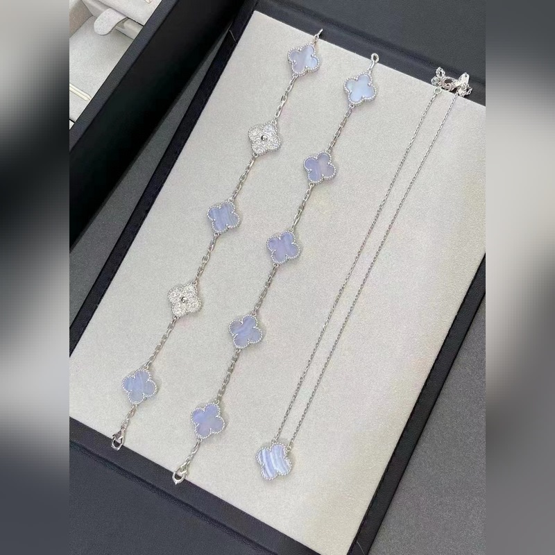 [原單對(duì)版]項(xiàng)鍊+手鍊 梵克雅寶 Van Cleef & Arpels七夕禮物首