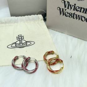 西太後薇薇安耳環ROZALIA滿鑽耳釘土星耳圈