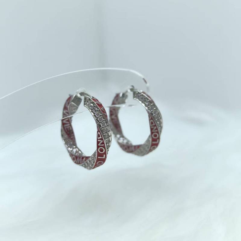 西太後薇薇安耳環ROZALIA滿鑽耳釘土星耳圈