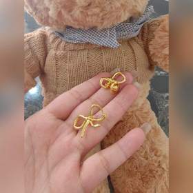 西太後25新款土星蝴蝶結手環耳環現貨