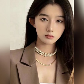 Westwood 西太後金色雙層珍珠項鍊 晚宴時髦單品 絕絕絕子 古典氣質與摩登