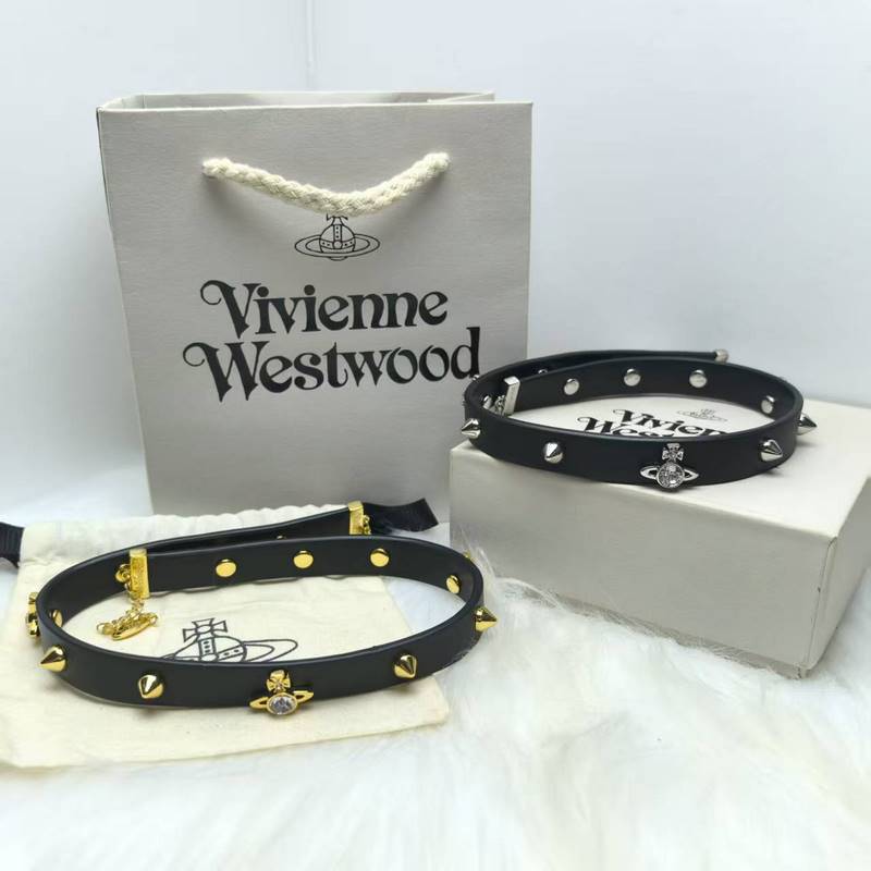 項(xiàng)圈西太後土星鉚釘款朋克皮帶