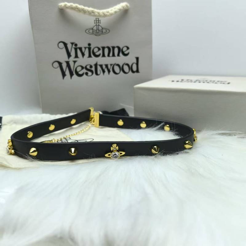 項(xiàng)圈西太後土星鉚釘款朋克皮帶