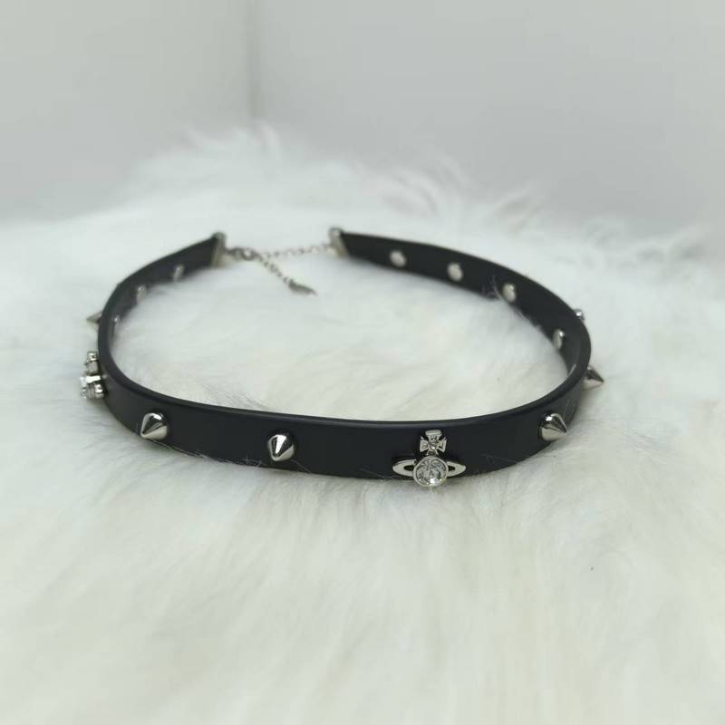 項(xiàng)圈西太後土星鉚釘款朋克皮帶