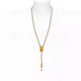 現貨西太後迪克Penis浦西Veronica項鍊個性小衆珍珠項鍊