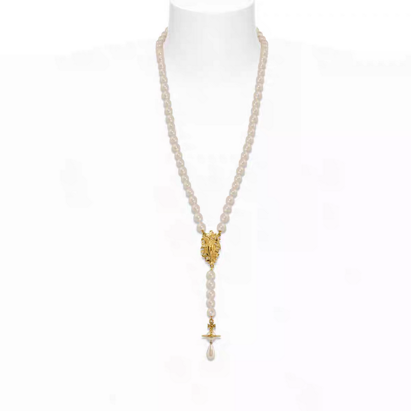 現(xiàn)貨西太後迪克Penis浦西Veronica項鍊個性小衆(zhòng)珍珠項鍊