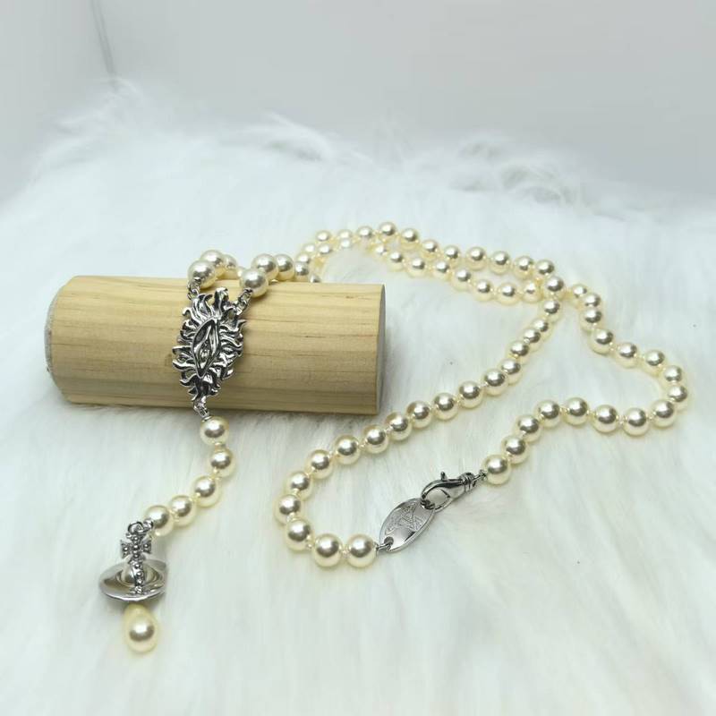 現(xiàn)貨西太後迪克Penis浦西Veronica項鍊個性小衆(zhòng)珍珠項鍊