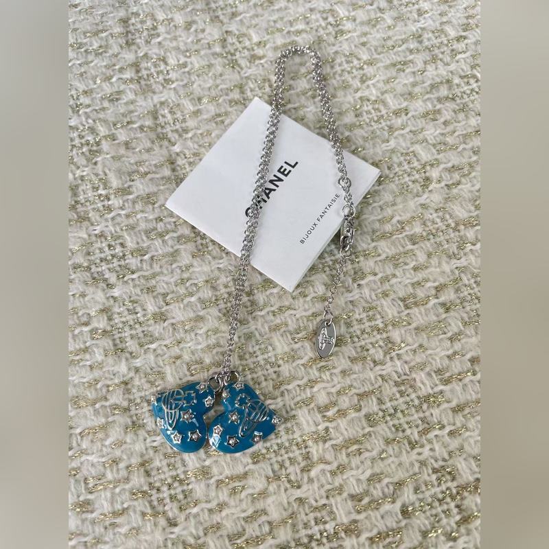 西太後滿天星愛心 雙面珍珠款 3色可選 白金項鍊