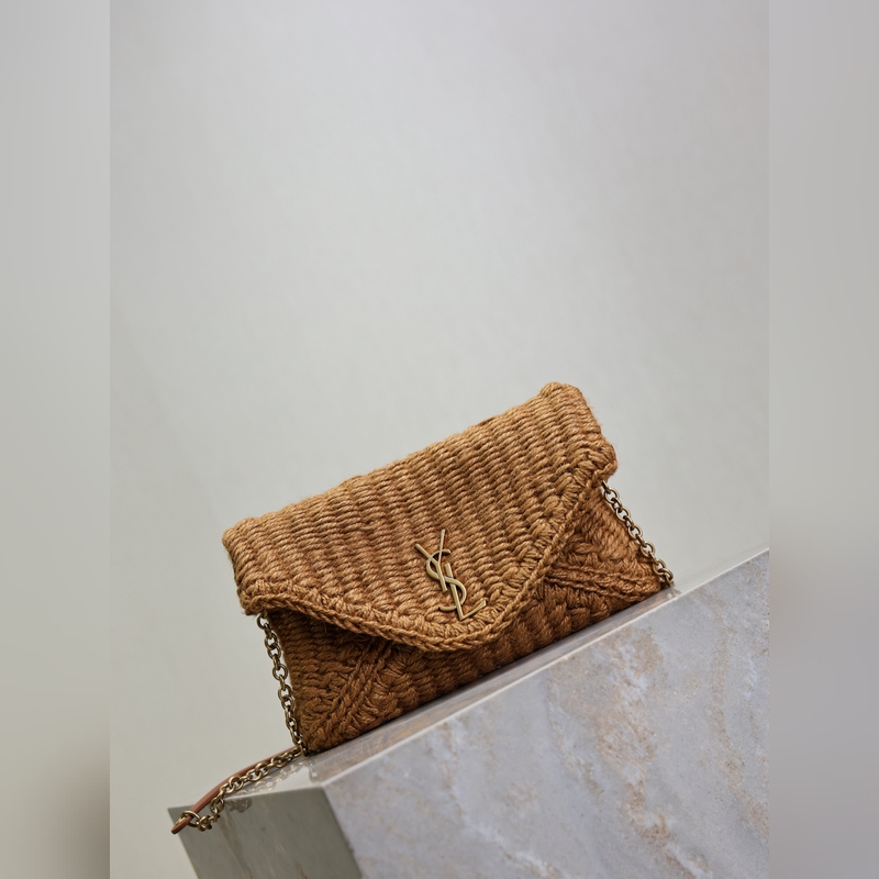 Calypso 麻繩編織鍊條包_ 全新推出一款鍊條手拿包 純手工麻繩編織設計 有