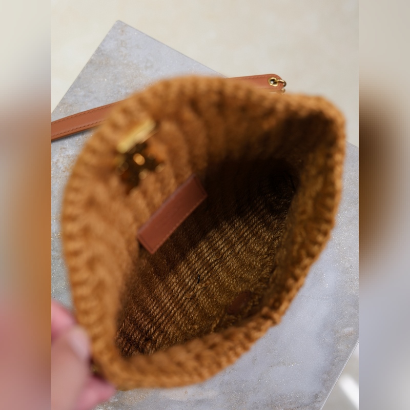 Calypso 麻繩編織鍊條包_ 全新推出一款鍊條手拿包 純手工麻繩編織設計 有