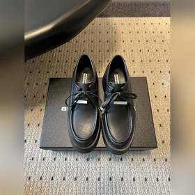 頂級品質 Alexander Wang  25ss 秋冬新款圓頭休閑鞋厚底德比
