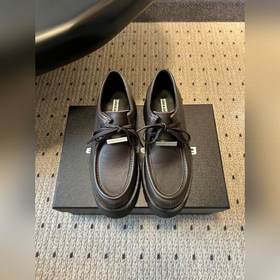 頂級品質 Alexander Wang  25ss 秋冬新款圓頭休閑鞋厚底德比