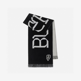 Burberry 細節圖來咯 Bur新款雙色雙面徽标羊絨圍巾，徽章應花系列男女通
