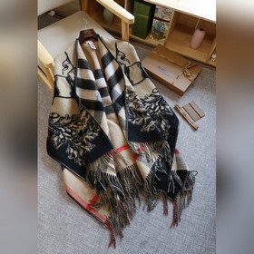 單burberry最新款騎士戰馬雙面提花披肩鬥篷 經典中的經典. 這批原單全包