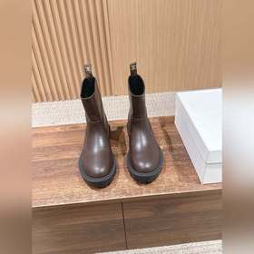 CELINE 思琳2026秋冬款BUMARGARET高筒靴系列短靴系列拼色一腳蹬