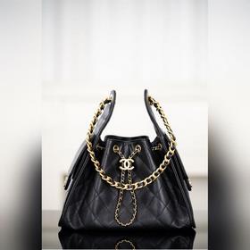 頂級進口原廠皮 所見即所得！ Chanel 25s small hobo 抽繩