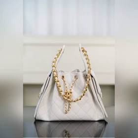 頂級進口原廠皮 所見即所得！ Chanel 25s small hobo 抽繩