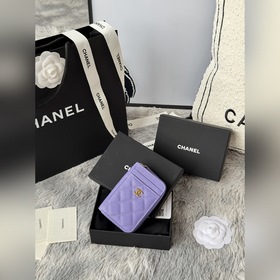 chanel -新款小拉鍊零錢包，這款小單拉卡包前幅後幅都增加了卡位！滿足用卡需