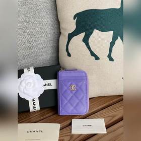 CHANEL 新款小拉鍊零錢包，這款小單拉卡包前幅後幅都增加了卡位！滿足用卡需