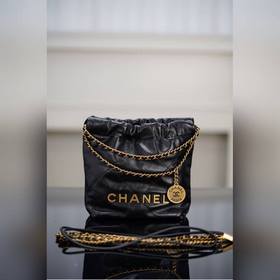 頂級進口原廠皮 所見即所得！  CHANEL 25A新款 22Mini bag