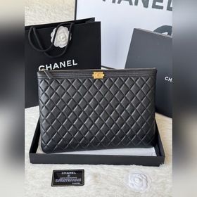 小香 chanel 原單手包 Leboy新款 依然很潮的三條邊款式，進口小羊皮制