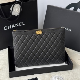 Chanel 小香原單手包 黑色魚子醬牛皮 小球紋 制作Leboy新款 依然很潮