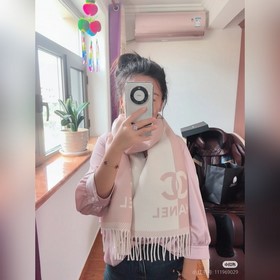小香雙拼經典三色圍巾 原版原标 超級精細 雙色拼接 100羊絨 厚實 細節滿分