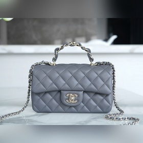頂級進口原廠皮 所見即所得！  Chanel 23k 秋冬新款 雙C 手柄CF
