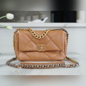 頂級進口原廠皮 所見即所得！  CHANEL BAG 正品皮 小號 焦糖色