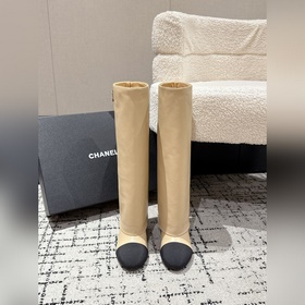頂級版本 Chane 小香 25， 秋冬最新 走秀款 騎士 褲筒靴 美的太超過