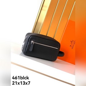 指紋鎖手包型號：461#black指紋鎖頂級原單貨愛瑪家意大利專用頭層牛皮，手感