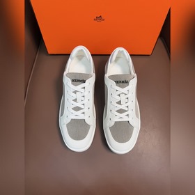 HERMES，愛馬仕kid系列運動鞋，男士簡約舒适百搭休閑闆鞋 柔軟反絨皮鞋面
